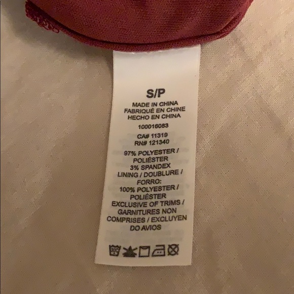 Two Piece Set Dress - Burgundy - S - Skirt/Top - Picture 8 of 8